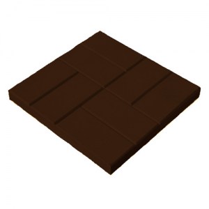Тротуарная плитка 8 кирпичей 300*300*30 мм (коричневый)