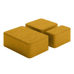 Тротуарная плитка Бук Римский 120*90*60 мм (желтый)